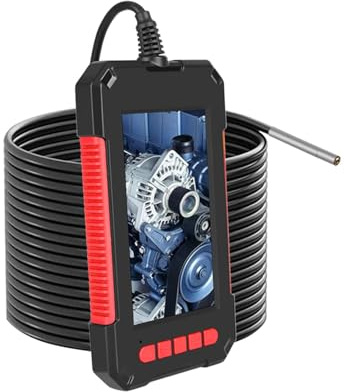 Generic Telecamera endoscopica industriale premium da 3,9 mm per ispezione fognaria Multiuso IP67 Telecamera impermeabile per Boroscopi 1280x720P, Cavo rigido da 3.9 mm 10 m
