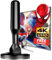 Antena TV Interior de Alta Recepción 2025 - Antena Receptora 360° con Base Magnética - Compatible con VHF/UHF/DVB-T/DVB-T2 - Señal Clara y Estable para Smart TV y Televisores