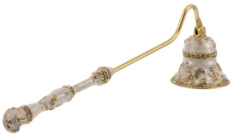 Amosfun Spegnicandele in Metallo Vintage Decorativo Portatile per Candele Aromaterapia