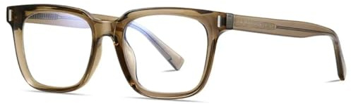 Acetat Herrbågar Damglasögon Trendiga Stil Unisex Transparenta Glasögon (Te)
