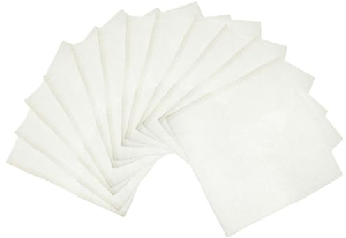 OSALADI Lot de 12 Étamines en Coton Non Blanchi 40x40 Cm, Passoire en Tissu Réutilisable pour Filtration Alimentaire, Lavage Facile, pour Lait de Soja, Yaourt et Jus, Ustensile la Cuisine