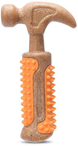 Arm & Hammer for Pets Chew Tools Collection: Wood Blend Hammer Chew Toy for Dogs | Compressed Wood Dog Chew Toys with Baking Soda, Safer & Durable Alternative to Chewing Sticks