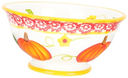 CLISPEED Ciotola in con Design Intagliata Scodella per Colazione e Insalata Utensile Versatile Ristorante e Buffet Superficie Liscia e