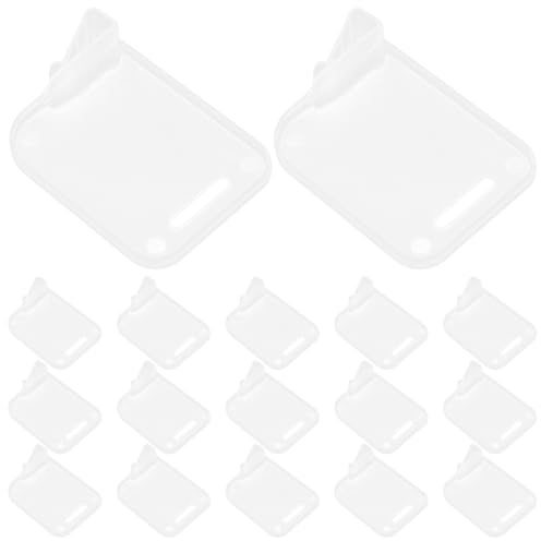 Tofficu 20pcs Plastic Refrigerator Divider Plates for Fridge Shelves and Freezer Drawers, Kitchen Fridge Organizers for Bottle and Cupboard Storage, Refrigerator Shelf Separators
