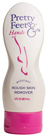 Pretty Feet & Hands Rough Skin Remover-Exfoliant, 3-Ounce Bottles (Pack of 3)
