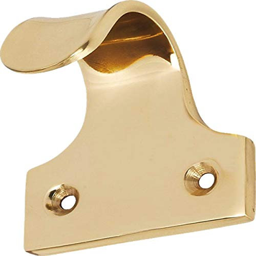 Traditional Sliding Sash Window Finger Lift Pull Handle Solid Lacquered Polished Brass