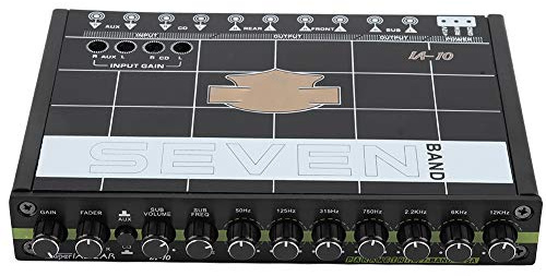 Auto Audio Equalizer Car Equalizer Auto Equalizer EQ Auto 7 Equalizer Auto Audio Tuner 1 stück Auto Automobil Audio Stereo EQ Equalizer mit 7 Band
