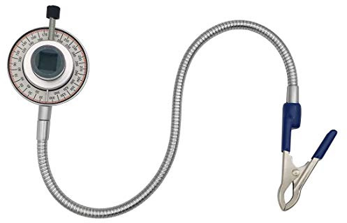 VASTOOLS Torque Angle Gauge,1/2 Drive x 14 Flexible Clip Arm