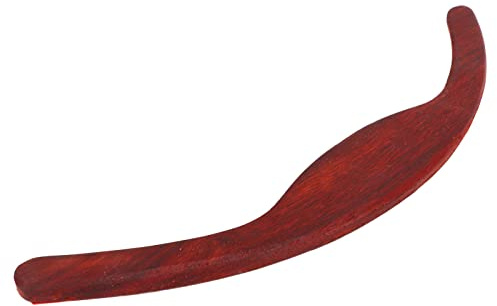 Natudeco Redwood Guitar Arm Rest, Classical Folk Guitar Armrest Holder Small Armrest Red Delicate Texture Ergonomic Comfortable Guitar Parts for Guitar DIY Gift