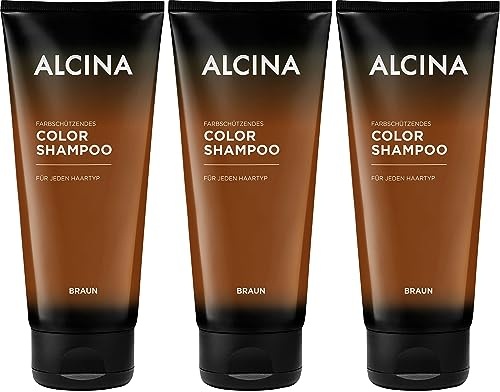 3er Alcina Color Shampoo Braun 200 ml