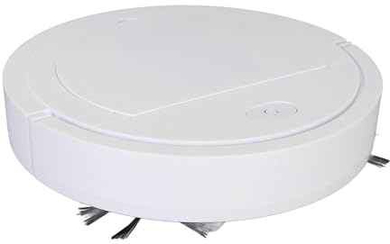 Zerodis 3,7-V-Roboter-Staubsauger, Automatische USB-Aufladung, Ultradünn, 3-in-1-Smart-Kehrroboter, Weiß. Halten Sie Ihr Zuhause Sauber und Aufgeräumt