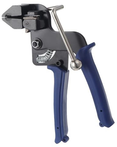 WiMas Edelstahl Kabelbinderpistole und Lösewerkzeug Kabelbinderpistole und Metall-Reißverschlusswerkzeug Metall-Kabelbinderwickel-Spann- und Schneidwerkzeug