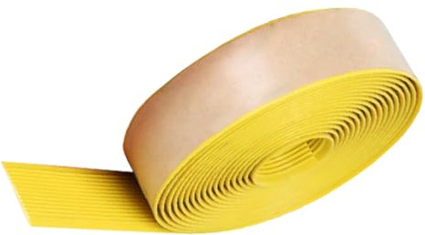 WHAMVOX Rutschfeste Treppenleiste Aus Langlebigem Pvc Mit Griffband Antirutsch Trittstufenband Für Außenbereich Stoßschützendes Treppenschutzband 5cm Breit Gelb