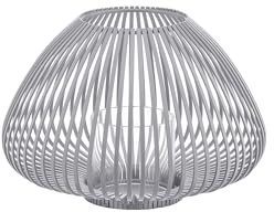 blomus Laterne -LYVA- | Farbe Steel Gray | Größe S | Aus pulverbeschichtetem Stahl und klarem Glas; Für stimmungsvolles Kerzenlicht; Ø 25 x H 18,5 cm