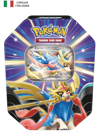 Pokémon-Sammelkartenspiel: Soveräne Legenden – Zacian-ex (eine holografische Karte und Vier Booster-Packs)