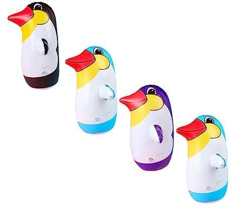 BESPORTBLE Adorable Penguin Shape Toys Educational Toys for Home and Outdoor Use Colorful PVC Material Inflatable Decor