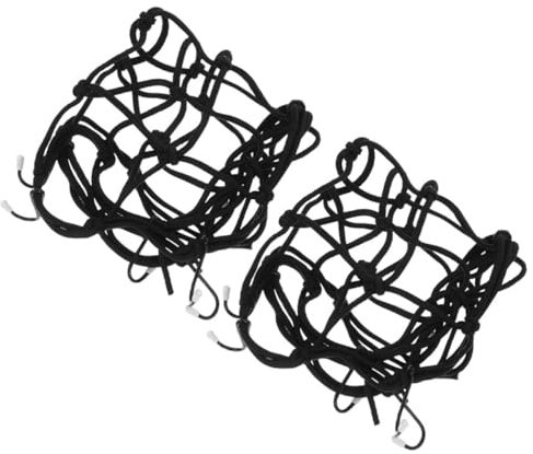 Amosfun 2piezas Accesorios para Motocicletas De Carga para Motocicletas Extensible para y Equipaje Elástica para Bicicletas y Camiones Viajes