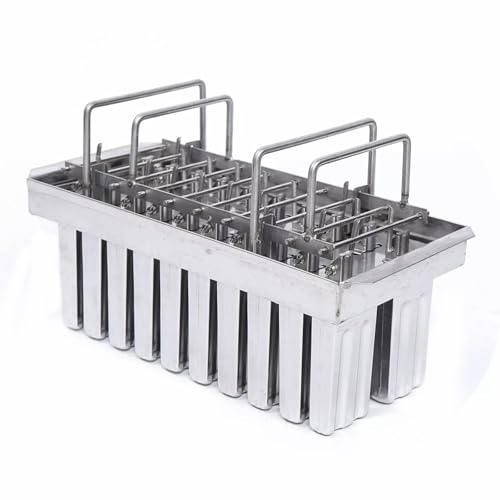 Molde de acero inoxidable para palitos de helado, para hacer paletas comerciales, herramienta de uso casero y profesional