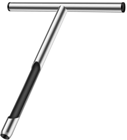 Homoyoyo Sonda Campionatore di Terra in Acciaio Inossidabile con Manico T Ergonomico Strumento Compatto e Robusto per Analisi Terreno e Carotaggio Prato Utile per Substrato e Semi Prato