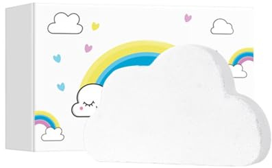 Badekugel | Sicher Spaß Regenbogen Wolken Spiele,Kinder Bad Spiel | Geeignet für und Mädchen Tochter Freunde Badewanne Zeit Garten Pool Spielzeit