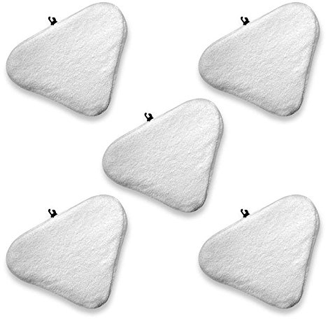 Shop Story - Set di 5 panni in microfibra lavabili per scopa a vapore H20 Mop X5 e altri modelli
