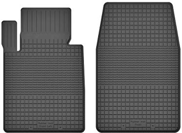 2 Stück Gummifußmatten Vorne kompatibel mit Jeep Grand Cherokee III WK ab 2010 ideal angepasst