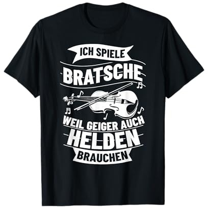 Geiger Viola Musiklehrer Violinenspieler Violinist Violin T-Shirt