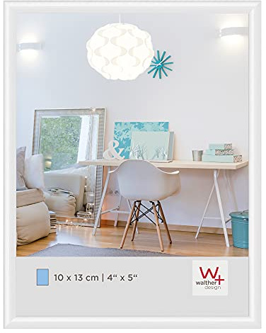 Walther Design Cadre photo blanc 10 x 13 cm New Lifestyle Cadre en plastique KV113W