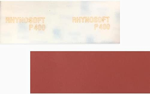 INDASA RHYNOSOFT SOFTSTREIFEN 115x140 - Profi Schleifpapier- 80-2000 Körnung 20 Stück - Nass und Trocken - Schleifpapier für Auto/Holzmöbel/Stein/Lack/Metall/Glas (P150)