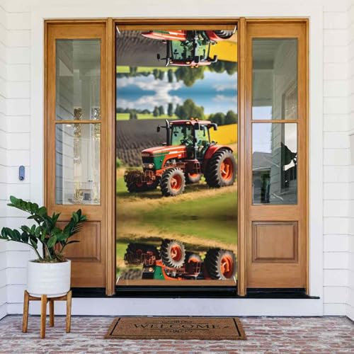 Company Farm Traktoren Druck Türabdeckung Banner Party Dekorationen Veranda Schilder für Geburtstage Indoor Outdoor