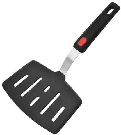 CLKE Fish Slice, Silicone Spatula, Heat-Resistant Silicone Fish Slice for Nonstick Pans, Flexible Cooking Spatula for Pancakes Pan, Omelettes, Burgers, Pizza, Eggs