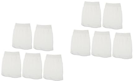 Supvox 2 Sätze Pool-skimmerbeutel Pool Accessoires Swimmingpool Zubehör Filter Aquariumreiniger Vakuum Aufblasbarer Pool Schwimmender Pool-Skimmer Skimmer Socken Nylon Weiß 5 Stück * 2
