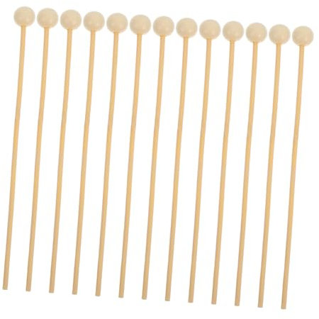 Cabilock 200piezas Palitos De Madera con Punta Esférica Unidades para Dulces Cake Pops Fiestas