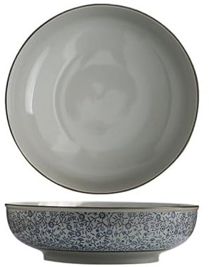 YCCHAH Zuppiera Antica grande ciotola for zuppa in ceramica, ciotola for cucinare il pesce, insalatiera adatta for zuppa, insalata, ramen, popcorn, ecc. Zuppiera In Ceramica