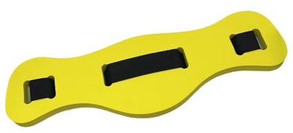 BDJXOZYH Cinturón de flotación para entusiastas del cinturón de natación de etilvinilacetato con correa ajustable, color amarillo