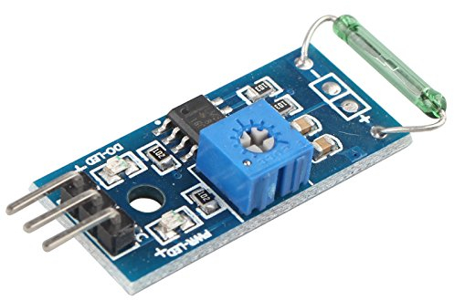 HALJIA - Modulo sensore Reed Magnetron con interruttore MagSwitch Compatibile con Arduino