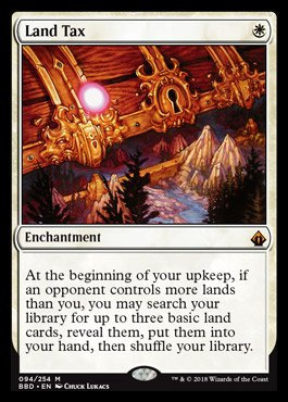 Magic: the Gathering - Land Tax - Tassa sulle Terre - Battlebond