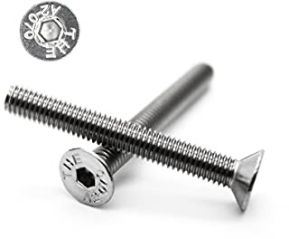 10 Stück Senkkopf Schrauben M 5x45 mm - DIN 7991 - A2 Edelstahl - Innensechskant - V2A - Senk - Senkkopfschrauben (10, M5x45 mm)