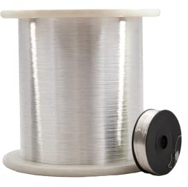 10 Meter Kupferdraht Silberdraht 0.3mm Basteldraht Schmuck Versilberter