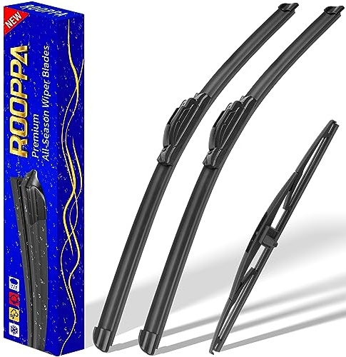 3 wipers Replacement for 2009-2015 Honda pilot, Windshield Wiper Blades Original Equipment Replacement - 22/21/14 (Set of 3) U/J HOOK
