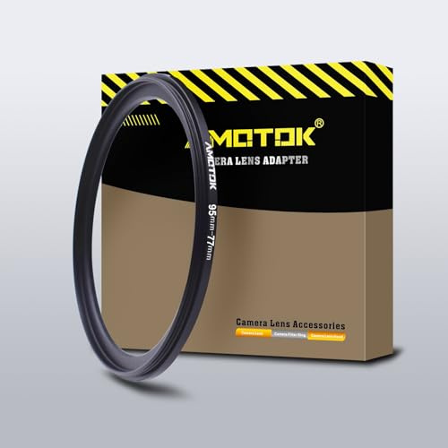 95mm Objektiv auf 77mm Kameraobjektiv-Adapter,95mm auf 77mm Filter-Step-Down-Ring-Adapterring,kompatibel mit Allen 77mm Filter-Zubehör.Hergestellt aus CNC-gefrästem(95-77mm)