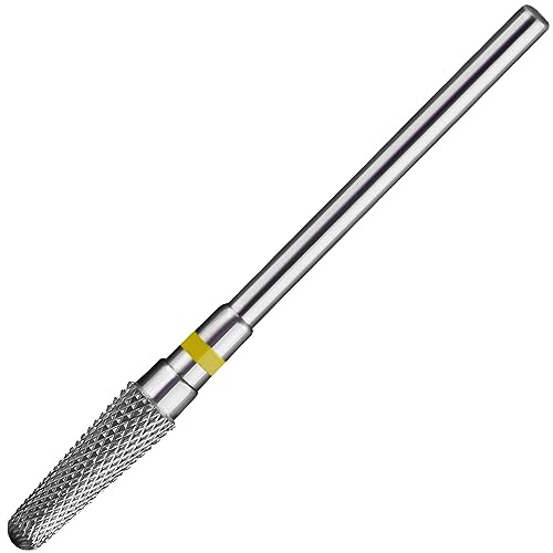 C12rtive Kegelförmiger Wolframstahl Nagelfräser Bit, Nagel Bits für Acryl, Wolframlegierung Nagelfräser Aufsätze, 3/32 Zoll Professioneller Fräser Bits für E-Feilen-Nagelbohrer(Extra Fein)