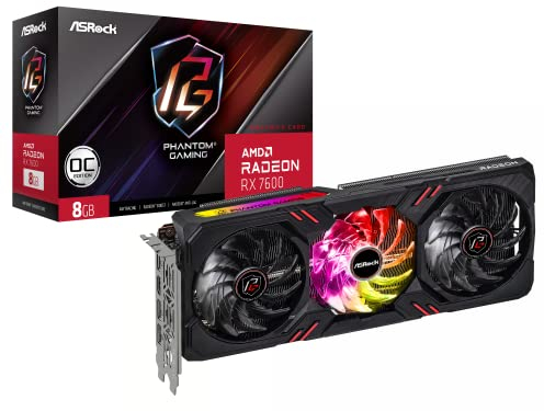 Asrock Radeon RX 7600 Phantom Gaming 8G OC