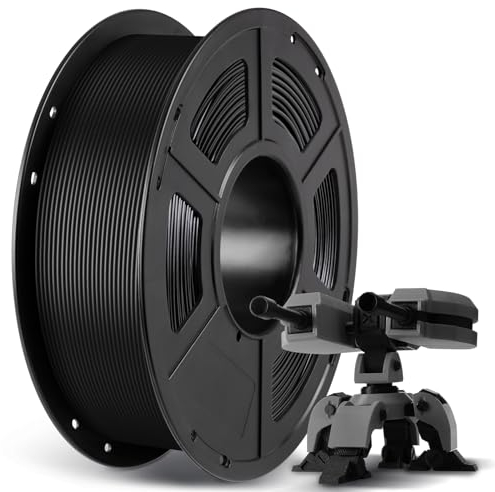 ANYCUBIC PLA+ Filament 1.75mm, PLA Plus, Maßgenauigkeit +/-0,02mm, Hohe Zähigkeit und Präzision -3D-Druckmaterialien, Intelligente Identifikation,1KG Schwarz