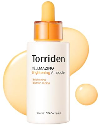 Torriden CELLMAZING Vita C Ampulle 30ml (1,01 fl.oz.) | Verfeinert erschlaffte Poren und Hautstruktur | 5D Vitamin C, Algen-Komplex, Panthenol | Koreanisches Gesichtsserum