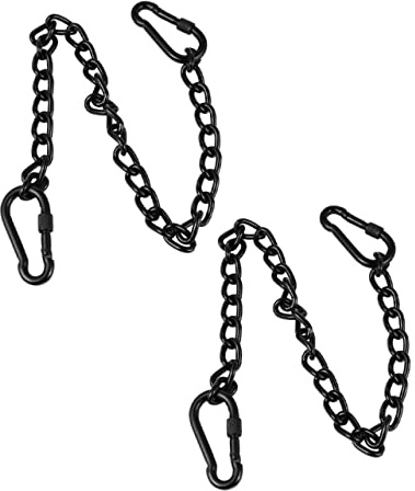 KONTONTY 2 Stück Edelstahl Hängesessel Kette 66cm Verlängerungskette Für Hängematte Und Schaukel Outdoor Montage Zubehör Für Garten Terrasse