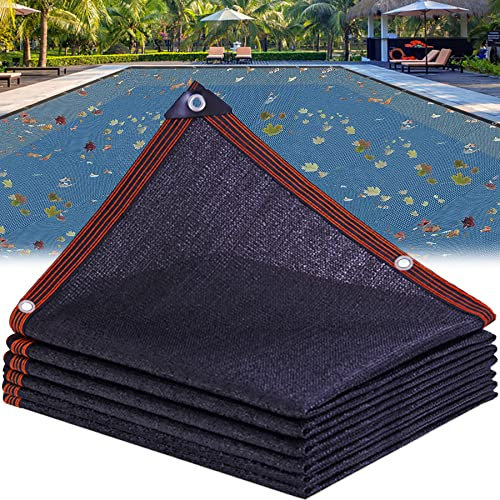 Couverture Filet de Feuille pour Piscine, Bâche Protection Piscines Hors-Sol, Couverture Volet Piscine, Filet Protection Piscine pour Bloquer Feuilles Mortes et Débris(Size:3×6m(10×19.6ft))