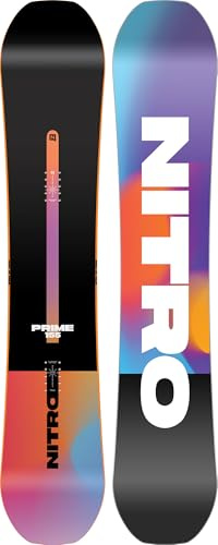 Nitro Tabla de Snowboard para Hombre Prime Chroma CAM-out BRD´25, Allmountainboard, Directional, Flat-out Rocker, All-Terrain, Mid-Wide, 155