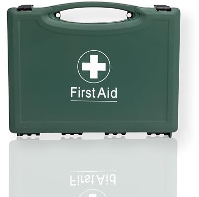 Blue Dot Passenger Carrying Vehicle First Aid Kit in Green Box