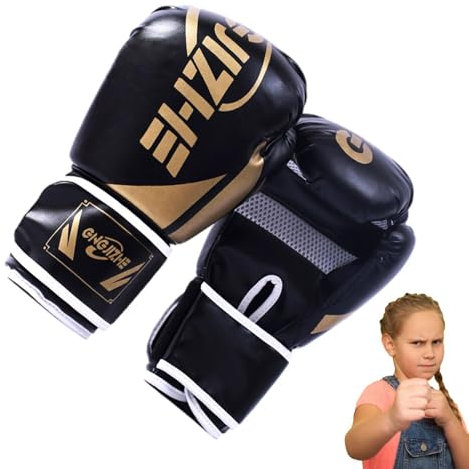 Boxningshandskar för barn | stötdämpande MMA-handskar, lätta boxningsträning sparringhandskar för barn kickboxning, Muay Thai, gymträning